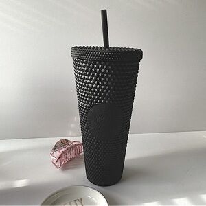 Starbucks:: Black Matte Studded Tumbler